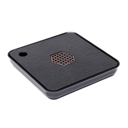 Tray for the tea ceremony, 20.5 x 20.5 x 3.5 cm, black-1