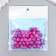 Beads for creativity Plastic "Balls Shadow bright pink" set 20 g d = 1 cm