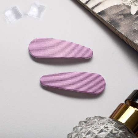 Invisible hair "Paula" (set 2 pcs) texture, 5 cm, lilac-1