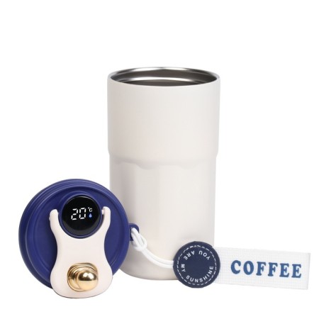 Thermal circle, 450 ml, Coffee "Master K", retains heat up to 6 hours, thermometer, blue-3