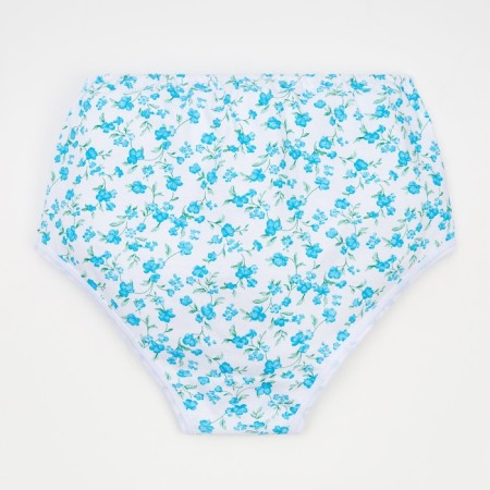 Cowards female slips, turquoise/white color, size 56-2