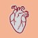 Thermal appliance "Heart", 5.6 × 8.2 cm, white/red color