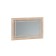Hinged mirror Sherlock 7, 599 × 16 × 942 mm, sonoma oak color