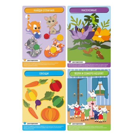 Developing set "Skills of the XXI century. I'm learning to remember the details ", 15 cards, 4+-2