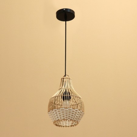 Lumber Ceiling from the rattan "Lukman" 1x120W, E27, 20x20x25 cm-1
