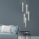 Suspended lamp with glass ceiling Lynn, 3W, G4, 25x25 cm