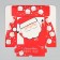 Folding box "Santa Claus", 25 x 25 x 10 cm, new year
