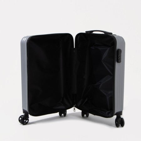 Small suitcase 20 ", code castle, silver color-6