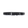 Belt belt children's genuine leather 46522 Black 85x2.5x0.3 cm