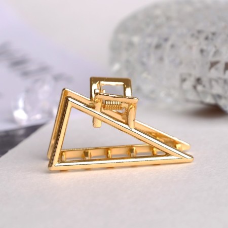 Hair crab "Liberty" Triangle, 4 cm, gold