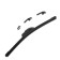 AZARD Zebra wiper brush, 14 "/ 360 mm, frameless, 4 adapters