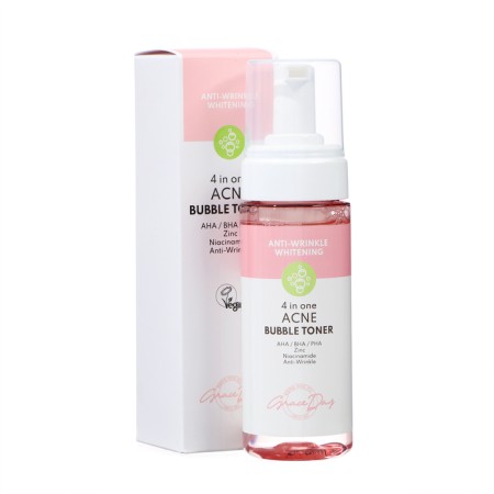 Bubble toner for the face Grace Day, anti -inflammatory, with retinol, 150 ml