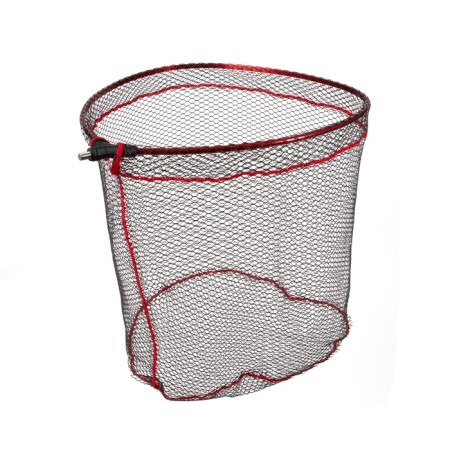 Namazu Pro, oval rim 50x45 cm, rubberized mesh.