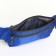 Lightning waist bag, 2 outer pockets, blue color