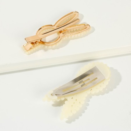 Hair clips "Happiness", 2 pcs, 9 x 12 cm-2