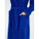 Frequencies Tainted dressing gown with a hood, size 56-58, cornflower color