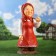 Garden figure "Grandma with a hoe" 63x29x28cm