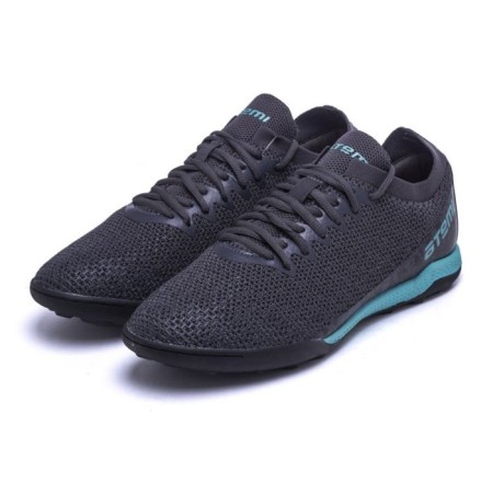 BUTS football ATEMI SBA-003 Turf Junior, gray/turquoise, size 37