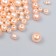 Beads for creativity plastic "Round. Champagne" d = 3-8 mm, set 10 grams