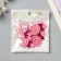 Decor for the creativity of felt lords "Lollipop" pink 4.5x2.8 cm