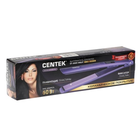 Centek CT-2020, 60 W rectifier, ceramic coating, 125x25 mm, up to 230 ° C, purple-2