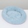 Lynchik for dogs and cats "Coos", soft fur, 45 x 35 x 11 cm, blue