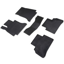 Rubber rugs ’grid’ for Mercedes-Benz C-Slass W205, 2014-