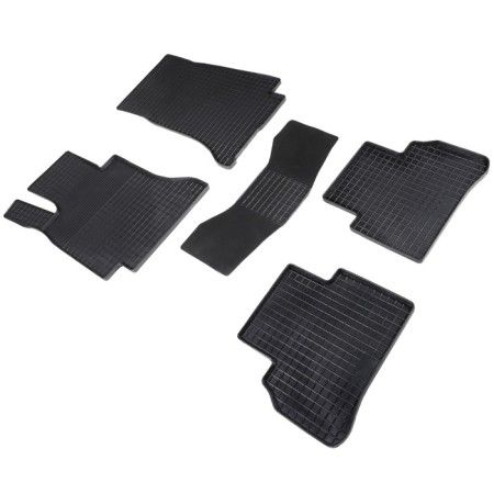 Rubber rugs ’grid’ for Mercedes-Benz C-Slass W205, 2014-