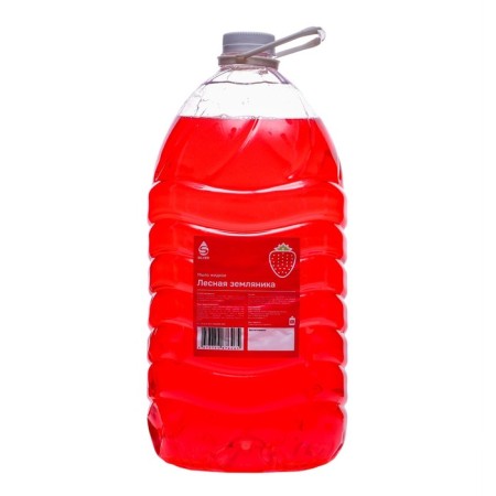 Liquid soap pale pink forest strawberries, PET 5 liters