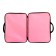 Folder for drawings and drawings A3, 470 x 350 x 20 mm, handles, textile, calligrata standard, pink density 600d