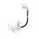 Siphon for the ORIO A-6008 bath, 1 1/2 x 40 mm, plastic. lattice d = 70 mm, with a pipe 40x40 mm