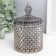 Casket Glass "Rombs and Dome" gray 14x8.2x8.2 cm