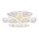 LED ceiling LED with Ambrella Light, Ice, FA2921, LED, 105 W, 7875LUM, 3000-6400K, white color