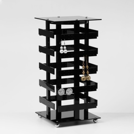 Steering stand "Turnip", 5 tiers, 64 pairs, plastic, 15 × 15 × 32 cm, black color-2