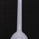 Spoon of plastic disposable white, dining room, 16 cm