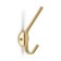 Furniture hook CAPPIO TKD030, two -rod, color mat gold
