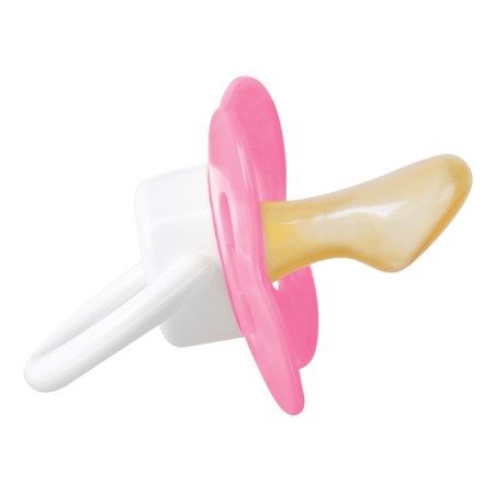 Latex orthodontic dummy, with a clothespin, from 3 months., Mix color-5