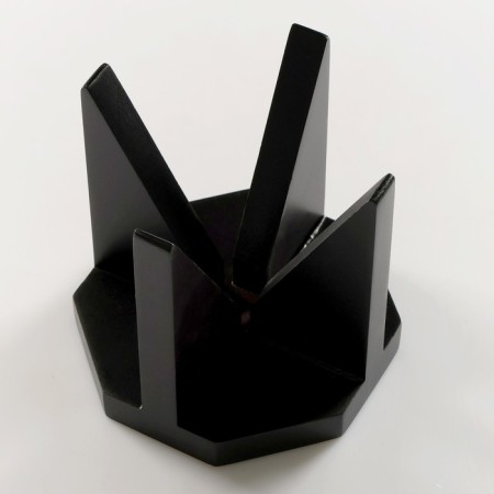 Shtof Rubin, on a stand, 850 ml, 13.5 x 13.5 x 24.5 cm-4