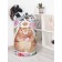 Toy basket "Good bear in colors, size 40x60 cm