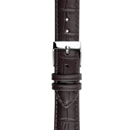 Watch strap, male, 20mm, harness 90mm, larynx 125 mm, genuine leather, elongated-3