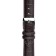 Watch strap, male, 20mm, harness 90mm, larynx 125 mm, genuine leather, elongated