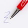 Ballic Metal pen “Sports Russian”, blue paste, 1 mm, accessories silver