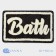 Savanna House "Bath", 50 × 80 cm, black color