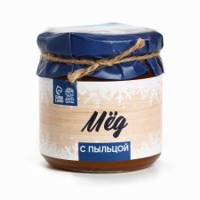 Мёд с пыльцой «С Новым годом» , 250 г.