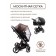 Mosquito mosquito for stroller universal Amarobaby Summer Time, black color