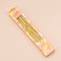 Candles for cake twisted "serpentine", 12 cm, 18 pcs, cocktail, gold