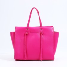Bag Female Tout with zipper, pink color