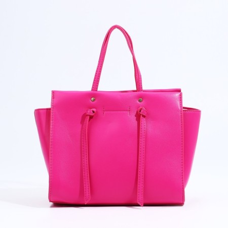 Bag Female Tout with zipper, pink color