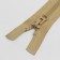 Lightning "Tractor", No. 7, detachable, automatic lock, 70 cm, light-beige color
