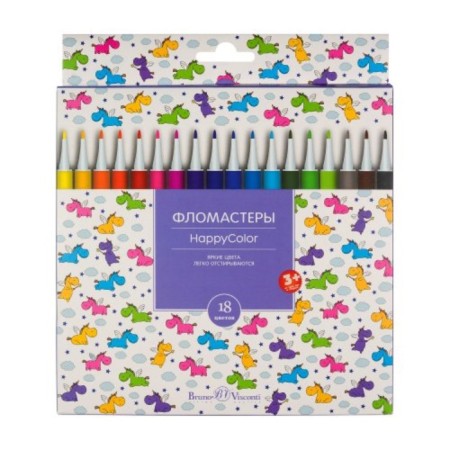 Fleeters 18 colors Happycolor, mix-7